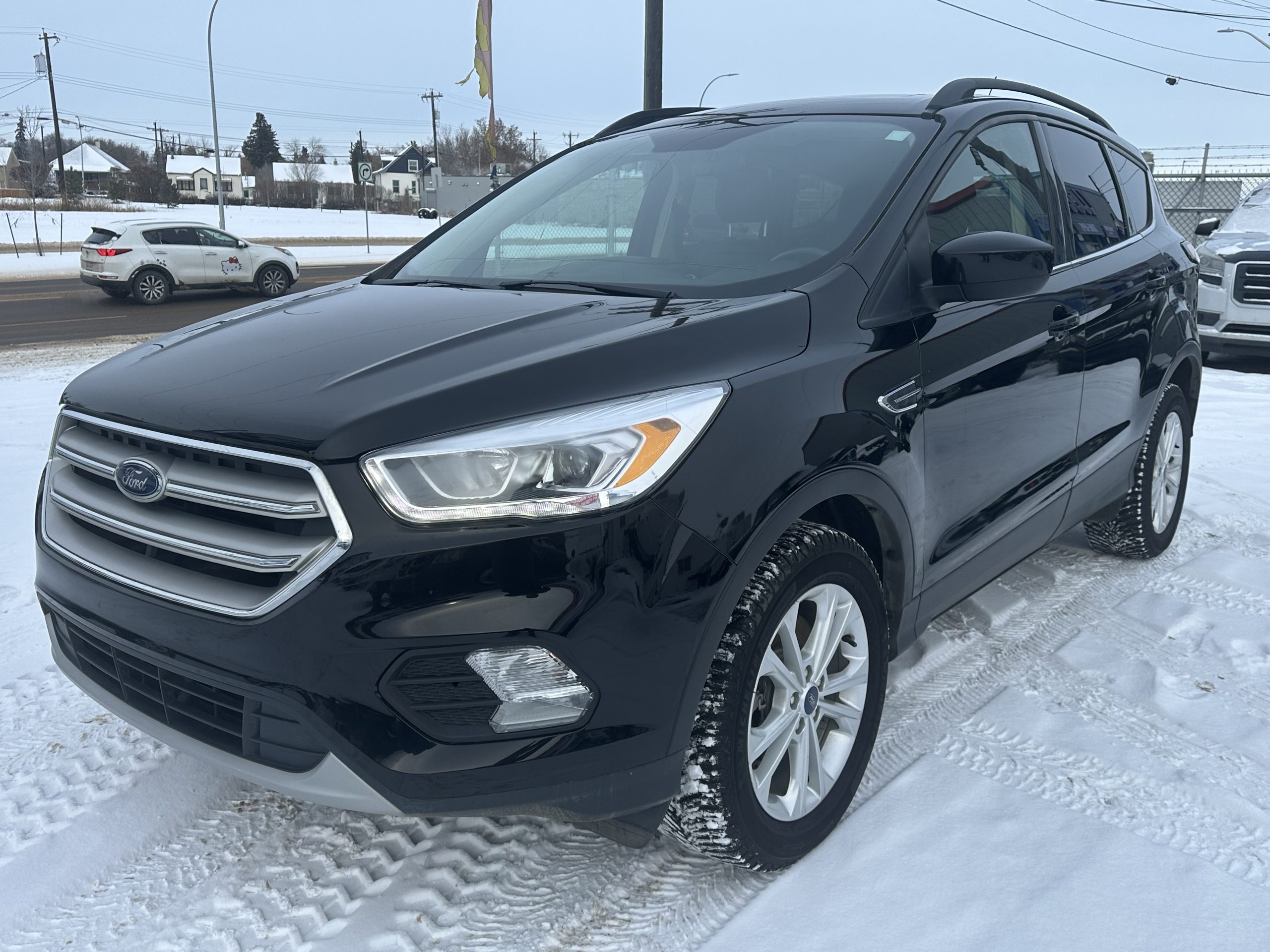 2018 FORD ESCAPE SEL AWD 1.5L ECO BOOST WITH LEATHER IN ALBERTA ACTTIVE ONE OWNER ACCIDENT FREE